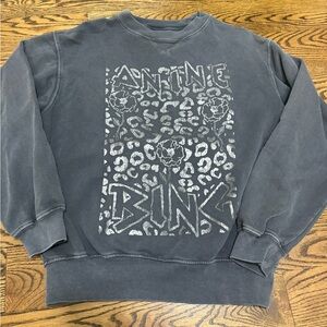Anine Bing vintage black sweatshirt